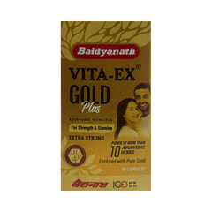 Baidyanath Vita-Ex Gold Plus Capsule | For Strength & Stamina