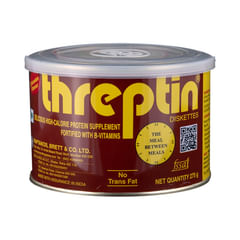 Threptin High-Calorie Protein Supplement with B-Vitamins for Hunger Pangs | Flavour Chocolate Diskette