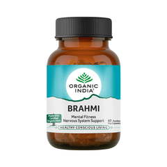 Organic India Brahmi Veg Capsule | Supports Brain Health