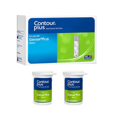 Contour Plus Blood Glucose Test Strip (Only Strips)