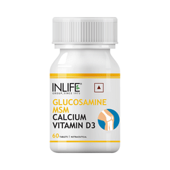 Inlife Glucosamine MSM | With Calcium, Vitamin D3 for Bone Health | Tablet