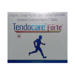 Tendocare Forte Tablet with  L-Arginine, Collagen, Sodium Hyaluronate, Chondroitin & Vitamin C