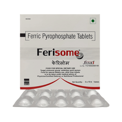 Ferisome Ferric Pyrophosphate Tablet | Mineral Support | Helps Relieve Fatigue Tablet
