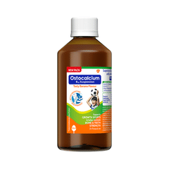 Ostocalcium B12 with Vitamin D3 | For Bones & Teeth Strength | Flavour Banana Syrup