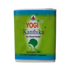 Yogi Kanthika Ayurvedic Pills for Throat Relief