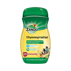 Zandu Chyavanprashad with Amla, Shilajit & Ashwagandha |  For Immunity & Stamina | Sugar-Free