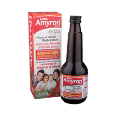 Aimil Amyron Syrup | Promotes Haemoglobin Formation, Reduces Tiredness & Fatigue