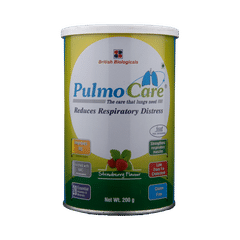 Pulmocare  Powder with Vitamins, Minerals & NAC for Respiratory & Lung Health | Flavour Strawberry