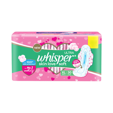 Whisper Ultra Soft Sanitary Pads XL