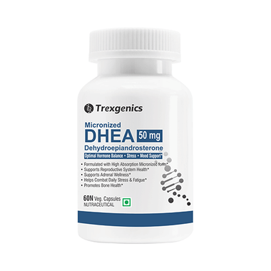 Trexgenics Micronized DHEA 50mg Veg Capsule
