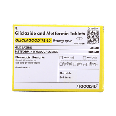 Gliclagood M 40 Tablet