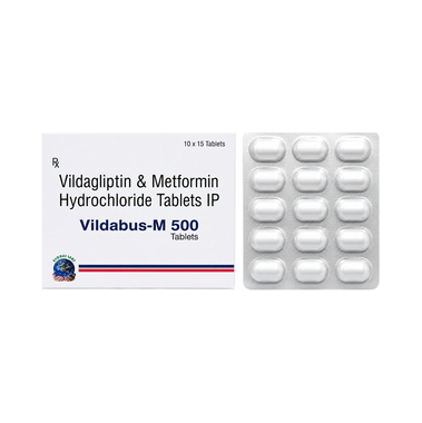Vildabus-M 500 Tablet