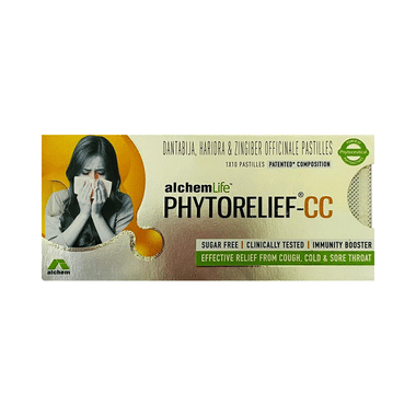 Phytorelief-CC Lozenges for Immunity Booster| Quick Relief from Cold, Cough, Sore & Scratchy Throat.| Sugar-Free