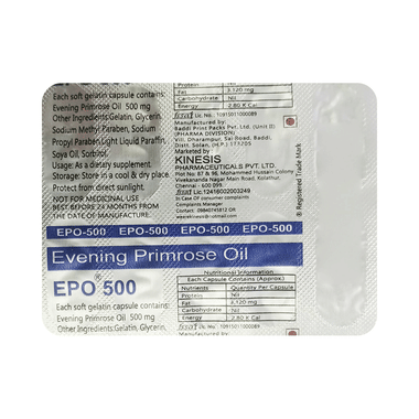 Epo 500mg Capsule