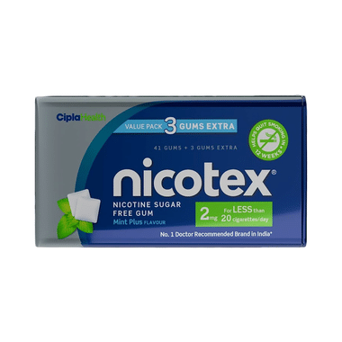 Nicotex Chewing Gums Mint Sugar Free