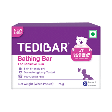 Tedibar Baby Bathing Bar for Sensitive Skin | Soap Free