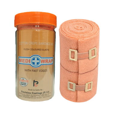 Mediwrap Cotton Crepe Bandages BP With Fast Edges 10cm X 4m