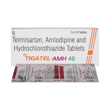 Tigatel AMH 40mg/5mg/12.5mg Tablet