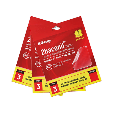 2baconil Step 3 Nicotine 7mg Transdermal Patch (1 Each)