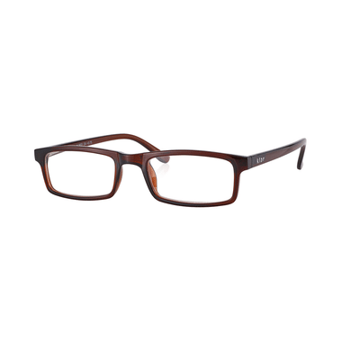 Klar Eye K 3021 Full Rim Rectangle Reading Glasses For Men And Women Brown Optical Power +3.5