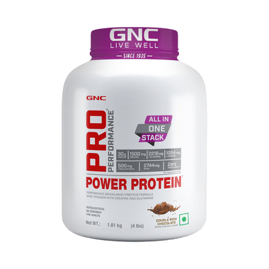 GNC Pro Performance Power Protein Powder Double Rich Chocolate