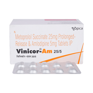Vinicor-AM 25/5 Tablet Tablet PR