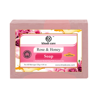 Khadi Care Rose And Honey Soap