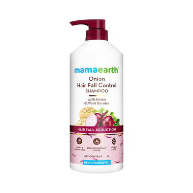 Mamaearth Onion Shampoo For Hair Fall & Hair Care | SLS & Paraben-Free | For All Hair Types