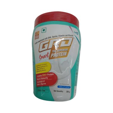 GRD Smart Whey Protein With DHA & Taurine | Gluten Free | Flavour Vanilla Powder