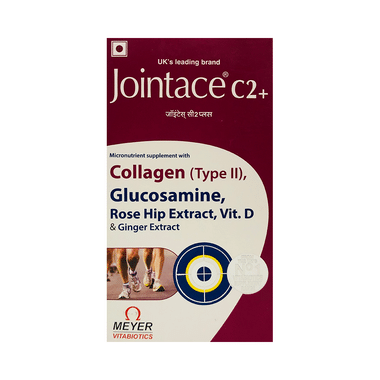 Jointace C2 Plus Tablet With Collagen (Type II), Glucosamine, Rosehip Extract, Vitamin D & Ginger Extract
