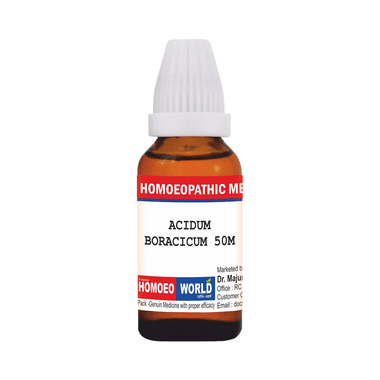 Dr. Majumder Homeo World Acidum Boracicum(30ml Each) 50M