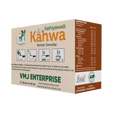 Natures Based Kathiyawadi Kahwa Tea Bag (2g Each)