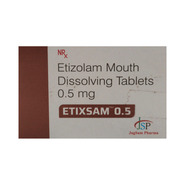 Etixsam 0.5mg Tablet