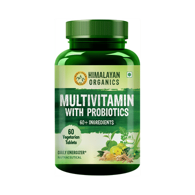 Himalayan Organics Multivitamin With Probiotics 60+ Ingredients Tablet | Bone & Joint Support