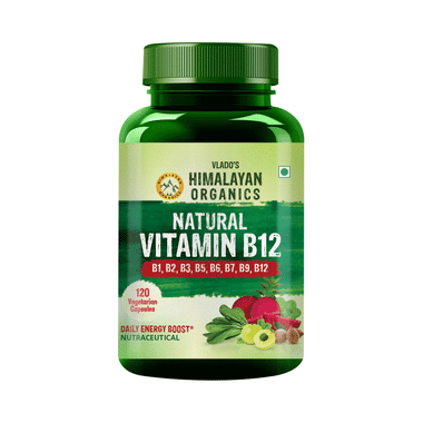 Vlado's Himalayan Organics Plant Based Vitamin B12 Natural Vegetarian Capsule