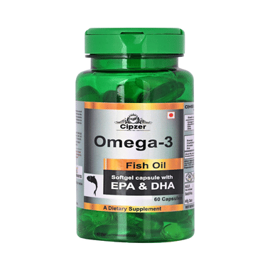 Cipzer Omega-3 Fish Oil Softgel Capsule