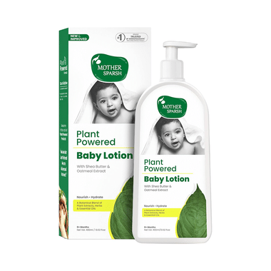 Mother Sparsh Plant Powered Baby Lotion | Shea Butter & Oatmeal, Deep Hydration Lotion