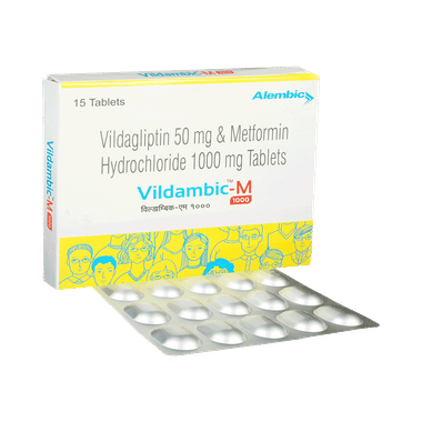Vildambic-M 1000 Tablet