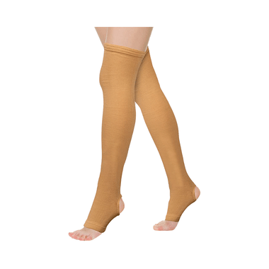 Vissco Core 0707 Varicose Vein Stockings Large Beige