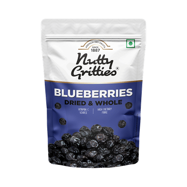 Nutty Gritties Blueberries Dried & Whole Healthy Snack