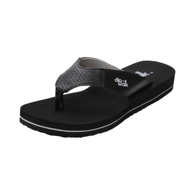 Diawalk DPM 001 Doctor Soft Orthopedic & Diabetic Flip-Flops Slippers For Men Black 6