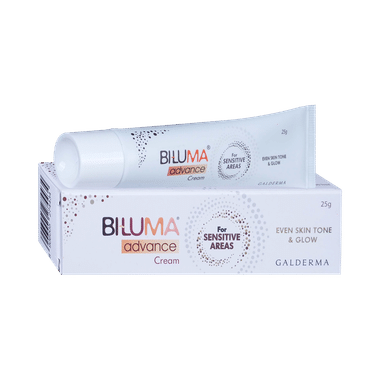 Biluma Advance Cream for Sensitive Areas | For Glow & Even Skin Tone