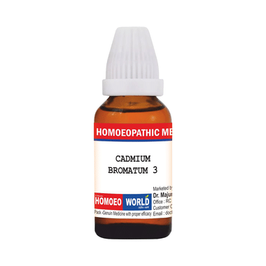 Dr. Majumder Homeo World  Cadimum Bromatum Dilution (30ml Each) 3 CH