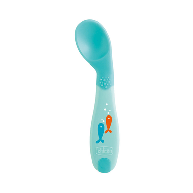 Chicco Baby Feeding Spoon 8m+ Blue