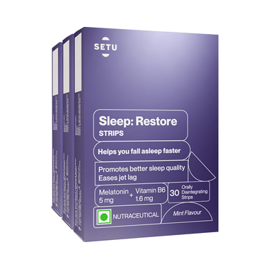 Setu Sleep: Restore Orally-Dissolving Strips (30 Each)