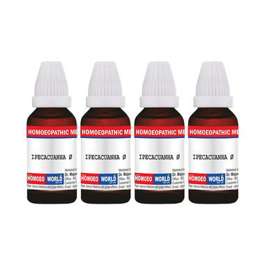 Dr. Majumder Homeo World Ipecacuanha Mother Tincture (30ml Each) Q