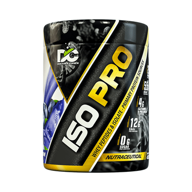 DC Doctor's Choice Iso Pro Whey Peptide & Isolate Powder Blueberry