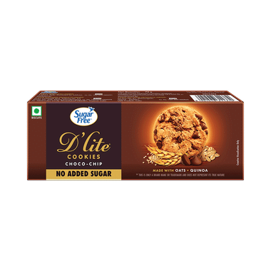 Sugar Free D'Lite Cookies Choco Chips No Added Sugar