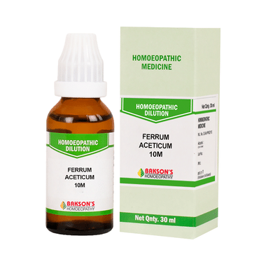 Bakson's Homeopathy Ferrum Aceticum Dilution 10M