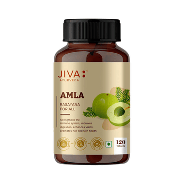 Jiva Amla Tablet | Supports Immunity, Digestion, Hair & Skin Health